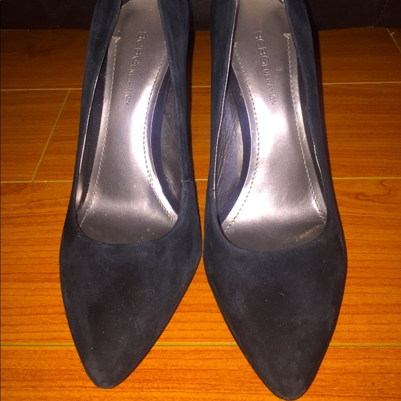 COPY - BCBG Black Genuine Suede Heels (sz 8, New … - Picture 3 of 4